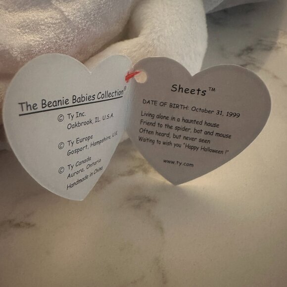 Ty Sheets and Spooky Beanie Babies - Picture 4 of 12